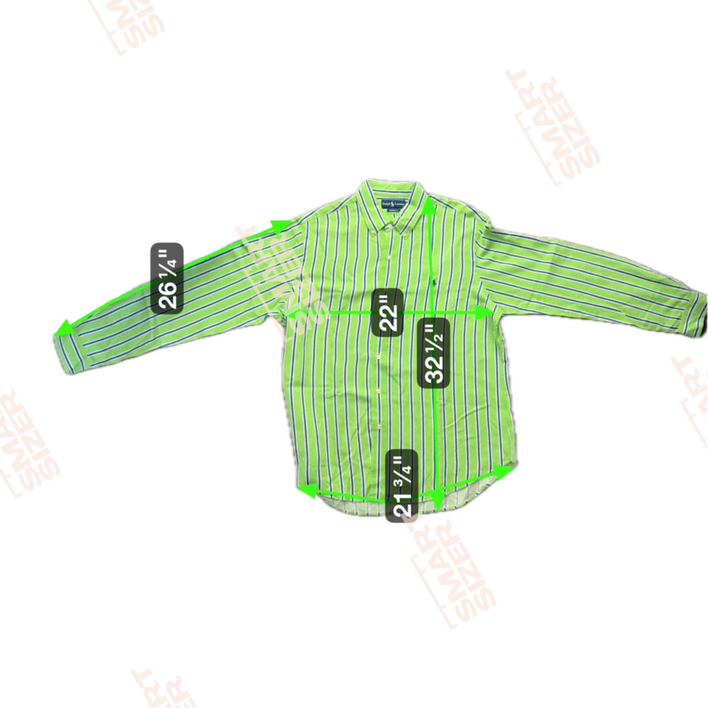 Ralph Lauren Custom Fit Silk & Linen Custom Fit Button Down XL Extra Large - Picture 3 of 9
